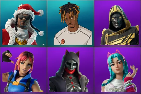 Santa Dogg, Slayer Juice WRLD, Blitz Knight, Explorer Emilie, Felina, Katalina
