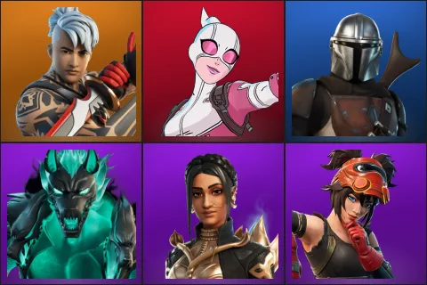 Ronin, Gwenpool, Mandalorian, Cerberus, Shanta, The Machinist