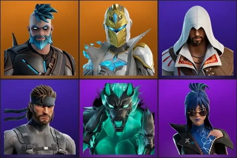 Omegarok, Spectra Knight, Ezio Auditore, Solid Snake, Cerberus, Hope
