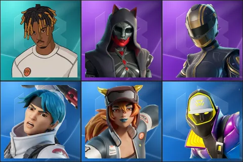 Slayer Juice WRLD, Felina, Hairpin, Jun-Hwan, Lina Scorch, Subzero Cryptic