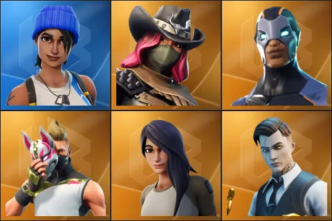 Blue Team Leader, Calamity, Carbide, Drift, Gear Specialist Maya, Midas