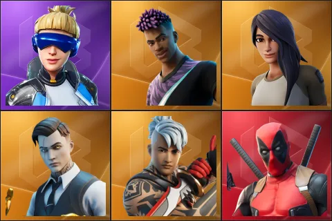 Neo Versa, Fade, Gear Specialist Maya, Midas, Ronin, Deadpool