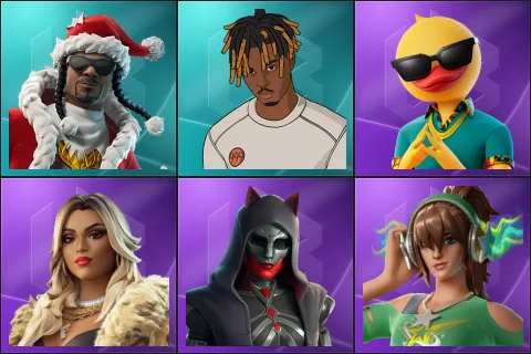 Santa Dogg, Slayer Juice WRLD, Cluster, Dylan, Felina, Heatwave PJ