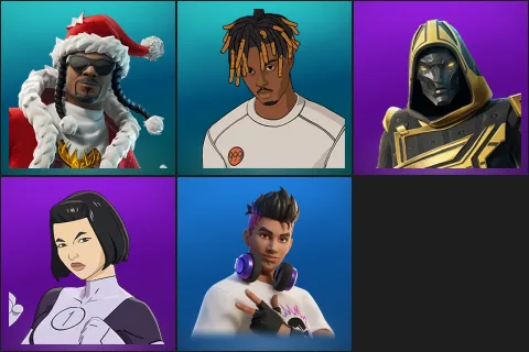 Santa Dogg, Slayer Juice WRLD, Blitz Knight, Dupli-Kate, Chord Kahele