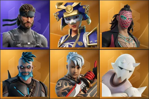 Solid Snake, Hime, Kado Thorne, Omegarok, Ronin, Snap