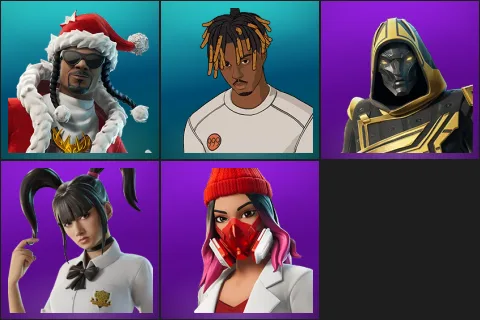 Santa Dogg, Slayer Juice WRLD, Blitz Knight, Yuki Yubari, Yulejacket
