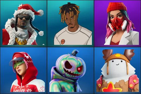 Santa Dogg, Slayer Juice WRLD, Yulejacket, Arctic Adeline, Chrome Punk, Sled Ready Guff