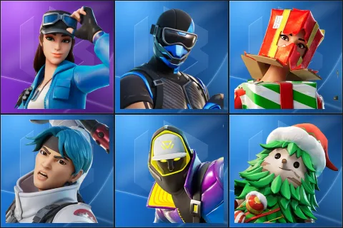 Cloud Striker, Fixer, Holiday Boxy, Jun-Hwan, Subzero Cryptic, Winterfest Bushranger