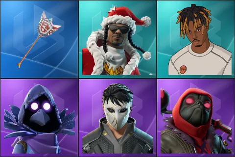 The Axe of Champions 2.0, Santa Dogg, Slayer Juice WRLD, Corvus, Daigo, Dark Doggo