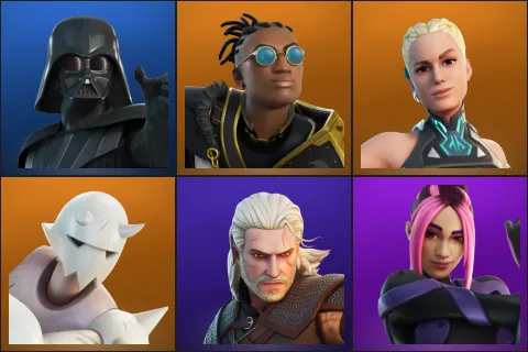 Darth Vader, Malik, Paradigm (Reality-659), Snap, Geralt of Rivia, Adira