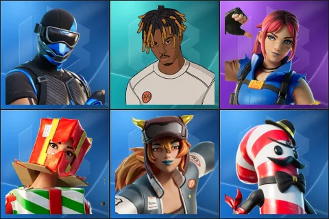 Fixer, Slayer Juice WRLD, Explorer Emilie, Holiday Boxy, Lina Scorch, Mr. Dappermint