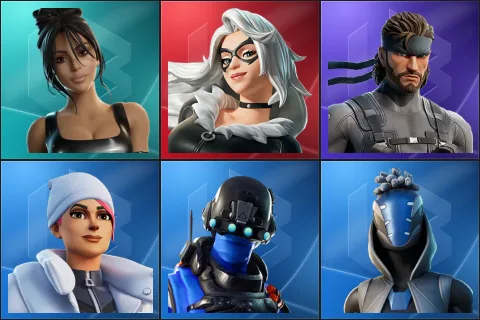 Iconic Kim Kardashian, Black Cat, Solid Snake, Blizzard Bomber, Carbon Commando, Sultura