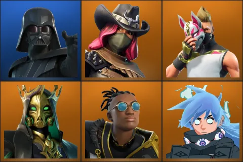 Darth Vader, Calamity, Drift, Hades, Malik, Nezumi