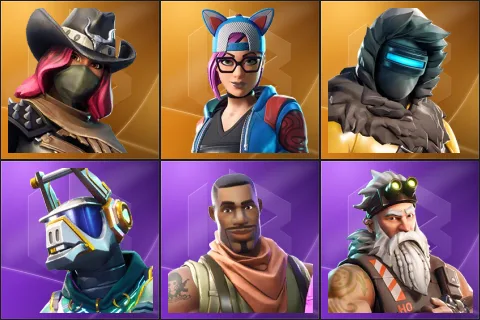 Calamity, Lynx, Zenith, DJ Yonder, Giddy-up, Sgt. Winter