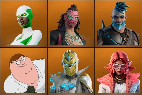 Backlash, Kado Thorne, Omegarok, Peter Griffin, Spectra Knight, Valeria