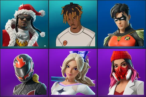 Santa Dogg, Slayer Juice WRLD, Robin, Burnoff, Haylee Skye, Yulejacket