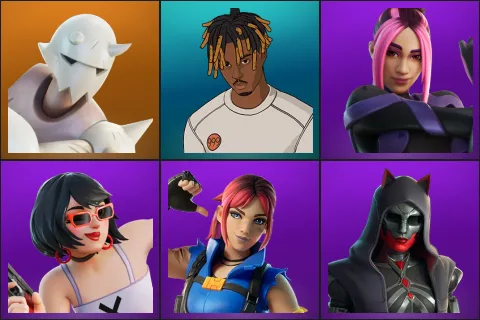 Snap, Slayer Juice WRLD, Adira, Evie, Explorer Emilie, Felina