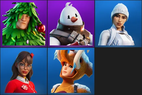 Lt. Evergreen, Snowmando, Frost Squad, Krisabelle, Wooly Warrior