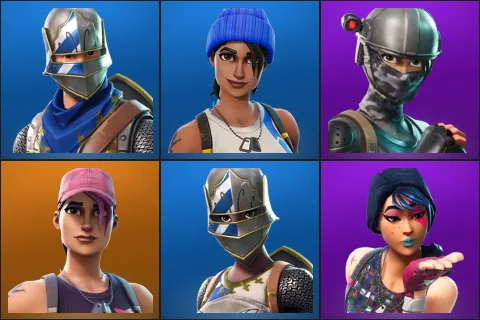 Blue Squire, Blue Team Leader, Elite Agent, Rose Team Leader, Royale Knight, Sparkle Specialist