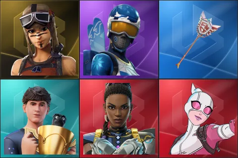 Renegade Raider, Mogul Master, The Axe of Champions 2.0, Bugha, Shuri, Gwenpool