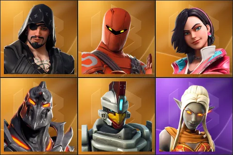Blackheart, Hybrid, Rox, Ruin, Sentinel, Ember