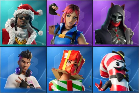 Santa Dogg, Explorer Emilie, Felina, Chord Kahele, Holiday Boxy, Mr. Dappermint