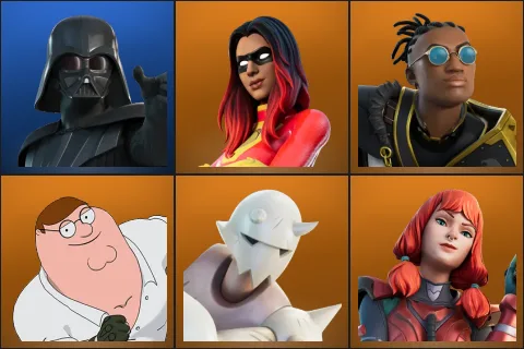 Darth Vader, Joltara, Malik, Peter Griffin, Snap, The Imagined