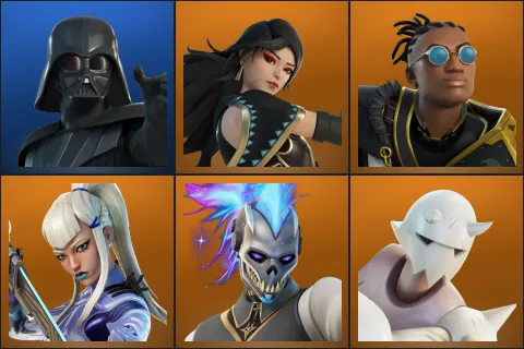 Darth Vader, Era, Malik, Mizuki, Renzo the Destroyer, Snap