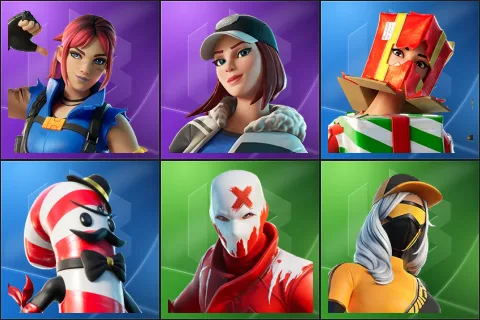 Explorer Emilie, Icy Holly Striker, Holiday Boxy, Mr. Dappermint, Ex, Runway Racer