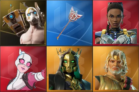 Psycho Bandit, The Axe of Champions 2.0, Shuri, Gwenpool, Hades, Zeus
