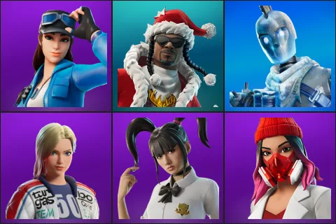 Cloud Striker, Santa Dogg, Glacial Dummy, Dueling Dragons Jackie, Yuki Yubari, Yulejacket