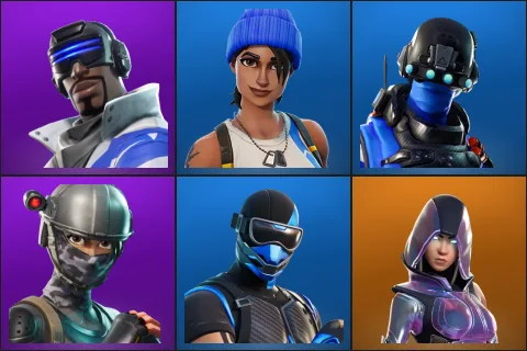 Blue Striker, Blue Team Leader, Carbon Commando, Elite Agent, Fixer, Glow