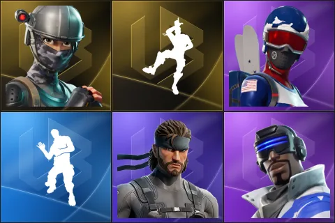 Elite Agent, Take The L, Mogul Master (USA), Laugh It Up, Solid Snake, Blue Striker