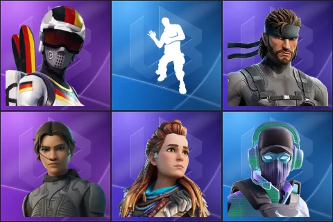 Mogul Master (GER), Laugh It Up, Solid Snake, Chani, Aloy, Breakpoint