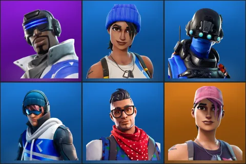Blue Striker, Blue Team Leader, Carbon Commando, Point Patroller, Prodigy, Rose Team Leader