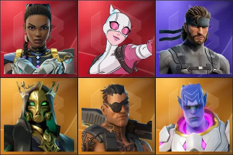 Shuri, Gwenpool, Solid Snake, Hades, Joey, Kymera