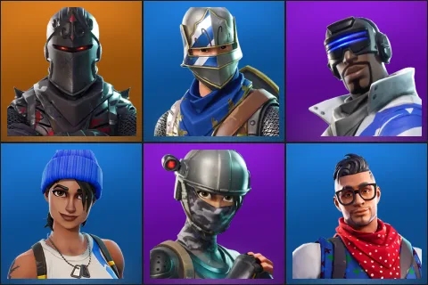 Black Knight, Blue Squire, Blue Striker, Blue Team Leader, Elite Agent, Prodigy