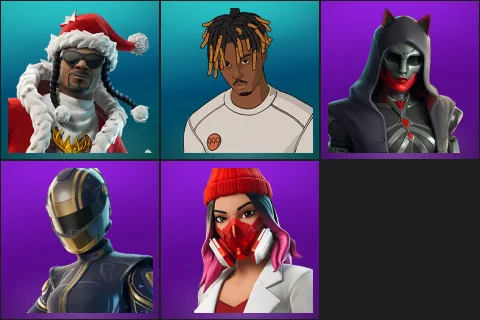 Santa Dogg, Slayer Juice WRLD, Felina, Hairpin, Yulejacket