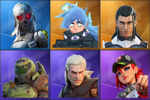 Zadie, Nezumi, The Ageless, Doom Slayer, Geralt of Rivia, Dusty