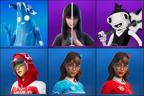Polar Peely, Charlotte, Toona Fish, Arctic Adeline, Blizzabelle, Krisabelle