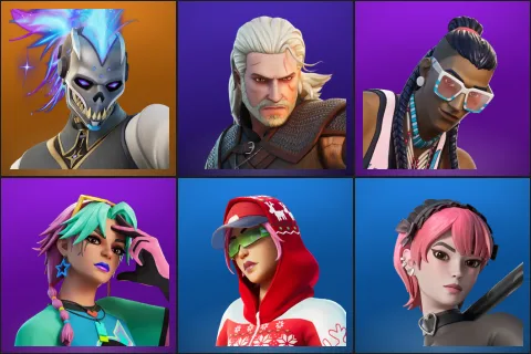 Renzo the Destroyer, Geralt of Rivia, Massai, Selene, Arctic Adeline, Mina Park