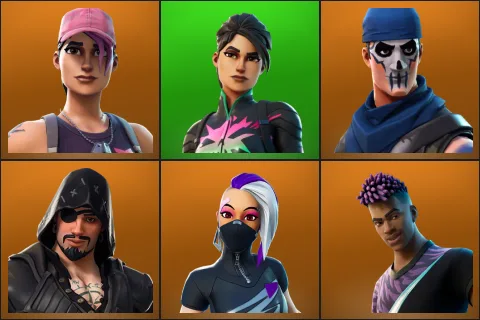 Rose Team Leader, Trinity Trooper, Warpaint, Blackheart, Catalyst, Fade