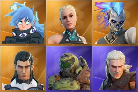 Nezumi, Paradigm (Reality-659), Renzo the Destroyer, The Ageless, Doom Slayer, Geralt of Rivia