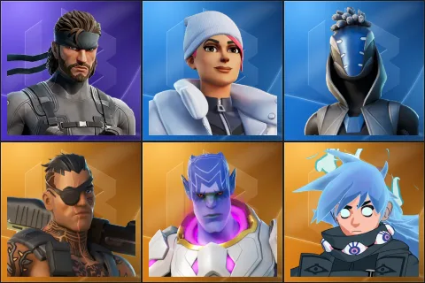 Solid Snake, Blizzard Bomber, Sultura, Joey, Kymera, Nezumi