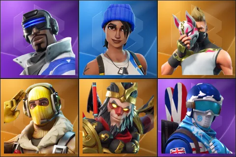 Blue Striker, Blue Team Leader, Drift, Raptor, Wukong, Alpine Ace (GBR)