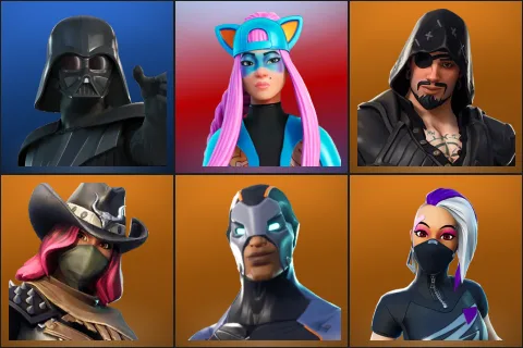 Darth Vader, Alli, Blackheart, Calamity, Carbide, Catalyst