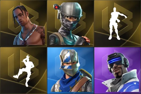 Travis Scott, Elite Agent, Floss, Take The L, Blue Squire, Blue Striker