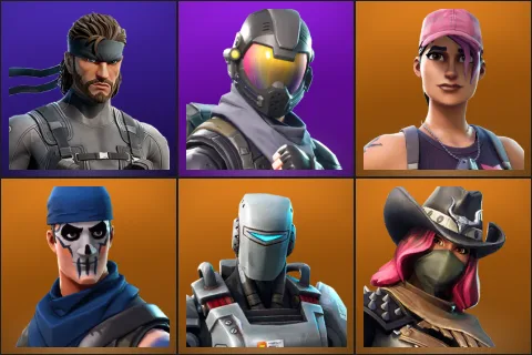 Solid Snake, Rogue Agent, Rose Team Leader, Warpaint, A.I.M., Calamity