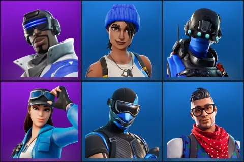 Blue Striker, Blue Team Leader, Carbon Commando, Cloud Striker, Fixer, Prodigy