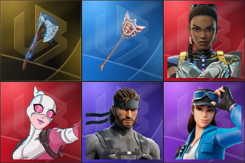 Leviathan Axe, The Axe of Champions 2.0, Shuri, Gwenpool, Solid Snake, Cloud Striker